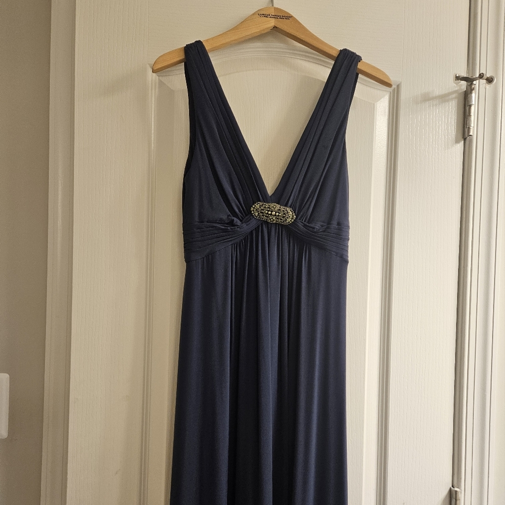Women's XS blue sleeveless dress